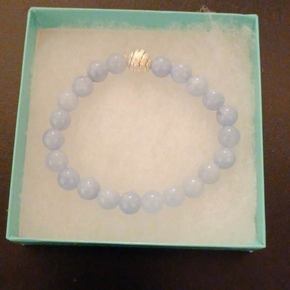 Aquamarine Stone Bracelet - Picture 4 of 8